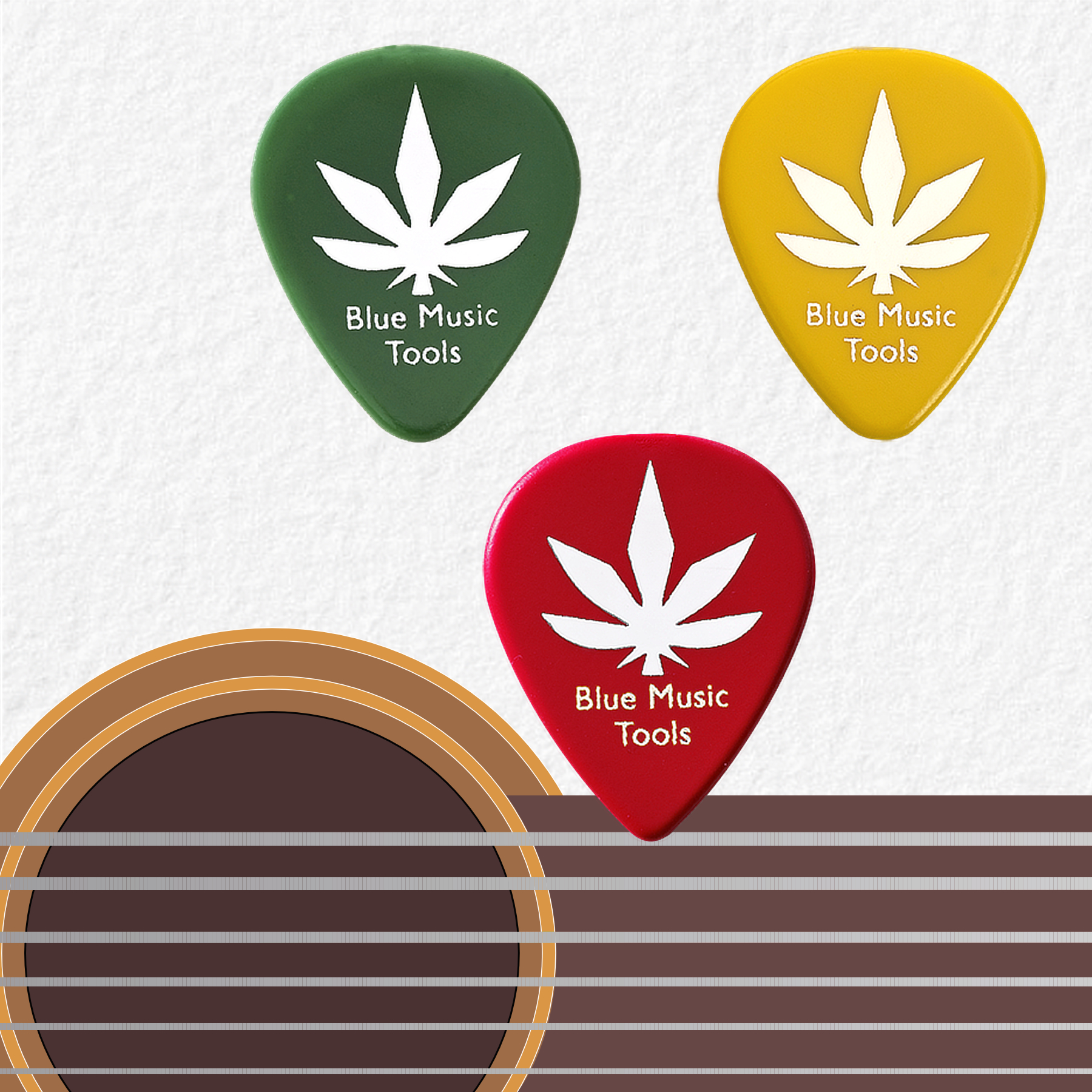 Médiators Blue Turtle Derin 500 - série Rasta Médiators Blue Turtle Derin 500 - série Rasta