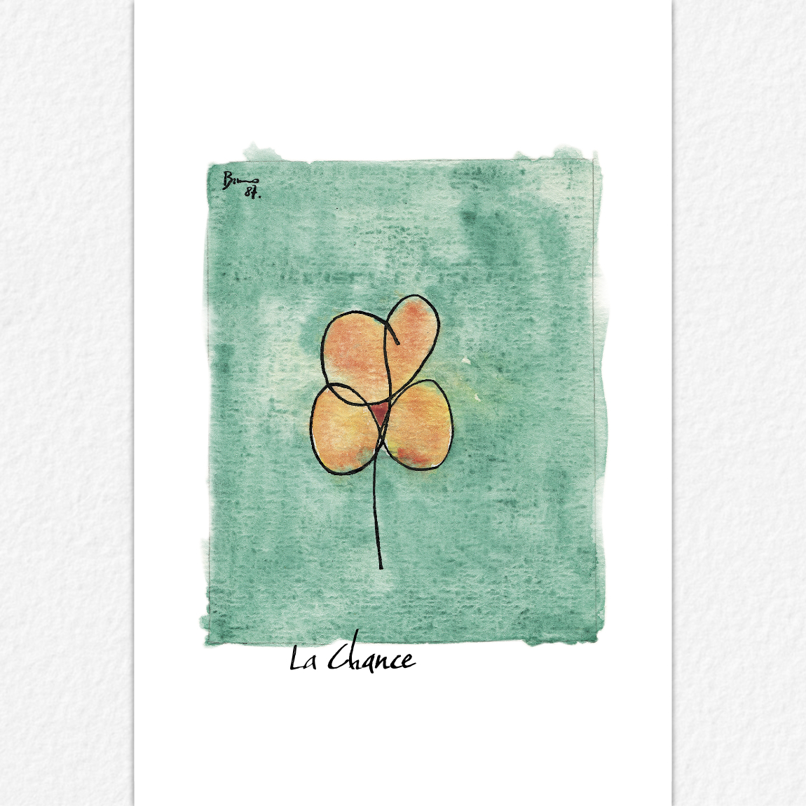La Chance - carte postale La Chance - carte postale