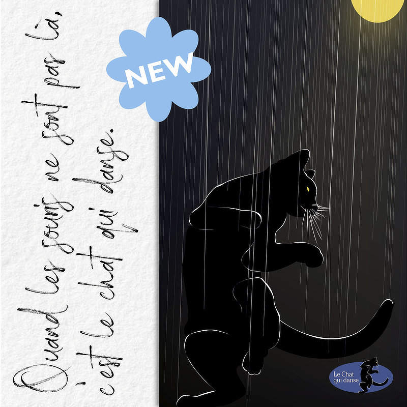 Carnet de notes Le chat qui danse.